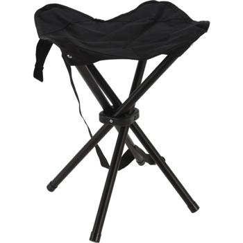 Preview: set of 2 folding camping stools with carry bag, 40 cm seat height - sturdy mini folding chair, load capacity up to 110 kg 