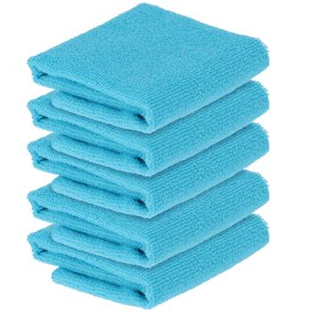 Preview: set of 2 microfiber cleaning cloths in dispenser box, 2x 25 pcs., 22 x 22 cm, effortless & thorough cleaning of glass, surfaces & more