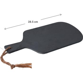 Preview: 4er-Set Servierbrett, Schieferplatte, 28,5 x 15 cm