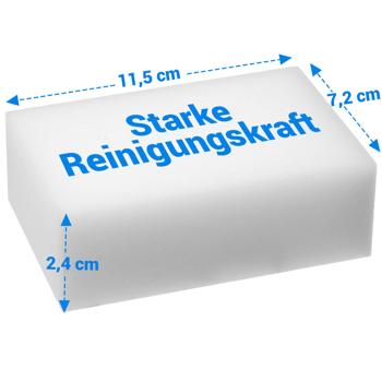 Preview: Éponges Magiques Mélaminées - Nettoyage Profond Multi-Surfaces Sans Produit Chimique - Pack 40x - Peau Sensible - 11.5x7.2x2.4cm