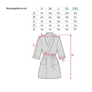Preview: Microfiber bathrobe, 80% polyester, 20% polyamide, burgundy, XL