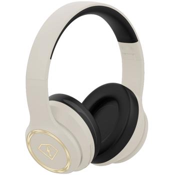 Preview: Casque Audio Bluetooth 5.3 ANC Crème - Réduction Active du Bruit - Haut-parleur 40mm - 30h Autonomie - Pliable & Confortable