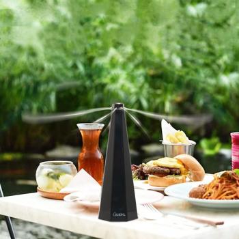 Preview: set di 2 batterie repellenti per insetti mobili a 2 ali e USB: repellente per mosche delicato ed efficace per la tavola e in viaggio, flessibile quando si mangia e all‘aperto