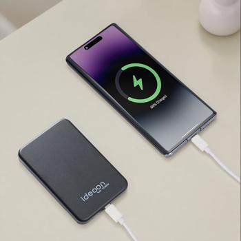Preview: MagSafe Powerbank 5000 mAh, 15W Qi: Compact wireless power bank - Fast charging for iPhone & Android - Mobile power boost
