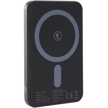 Preview: MagSafe Powerbank 5000 mAh, 15W Qi - Hochwertige kompakte Wireless Power Bank – Schnelles Laden Quick Charge für iPhone & Android – Mobiler Power-Boost