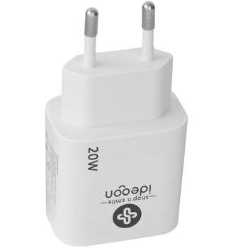 Preview: USB charger, white, 2 ports, 1x USB-C and USB-A, 20 W, Power Delivery 3.0 for fast charging of iPhone, Samsung, Huawei, Xiaomi Preview: USB charger, white, 2 ports, 1x USB-C and USB-A, 20 W, Power Delivery 3.0 for fast charging of iPhone, Samsung, Huawei, Xiaomi