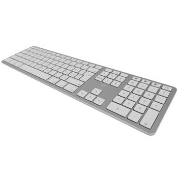 Tastiera Wireless Compatta E Silenziosa Con Batteria Ricaricabile Per PC, Tablet E Smartphone