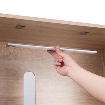 Preview: Réglette LED sans fil 40cm - Capteur de mouvement & 3 températures de couleur - 120 LED - USB-C - Armoire, Cuisine, Couloir