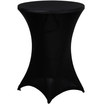 Preview: set di 4 eleganti copritavolo da bar neri, Ø 90 cm, fino a 115 cm di altezza - Eleganti coperture elastiche per eventi e celebrazioni Preview: set di 4 eleganti copritavolo da bar neri, Ø 90 cm, fino a 115 cm di altezza - Eleganti coperture elastiche per eventi e celebrazioni