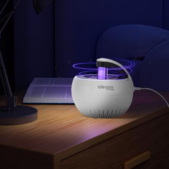 Preview: Piège à moustiques électrique USB 5 W – lampe UV anti-insectes silencieuse, sans produits chimiques – pour des nuits paisibles