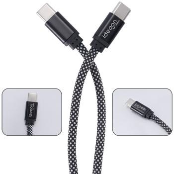 Preview: 2 câbles de chargement USB-C innovants, 100 W, 2 m – gaine magnétique, enroulement rapide et sans nœud – compatibles Samsung, Xiaomi, iPad, iPhone, ordinateurs portables et plus Preview: 2 câbles de chargement USB-C innovants, 100 W, 2 m – gaine magnétique, enroulement rapide et sans nœud – compatibles Samsung, Xiaomi, iPad, iPhone, ordinateurs portables et plus