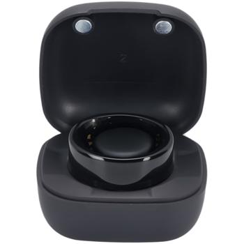 Preview: Anello intelligente, nero, in ceramica, incl. scatola di ricarica, misura 65: il vostro fitness & sleep tracker - Elegante e un compagno intelligente per una vita attiva