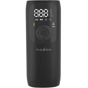 Preview: Compresseur sans fil mobile-Gonflage précis/rapide auto-vélo-moto-camping-4000mAh-10.3 bar-Affichage numérique-Lampe LED intégrée