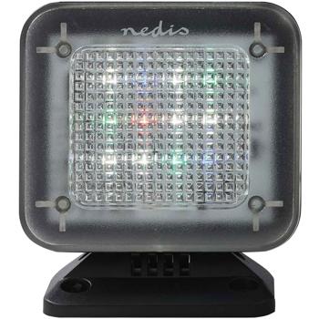 Preview: TV simulator burglar deterrent, timer, 12 LEDs - Realistic TV simulation, secure protection, automatic deterrent