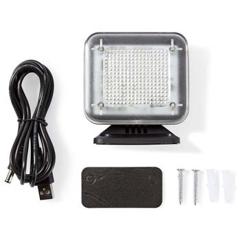Preview: TV simulator burglar deterrent, timer, 12 LEDs - Realistic TV simulation, secure protection, automatic deterrent