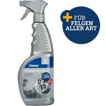 Preview: Felgenreiniger Spray 650ml - Kraftvolle Formel löst Bremsstaub Fett Öl - Für alle Felgentypen: Stahlfelgen Chromfelgen Alufelgen - Autowäsche Reiniger