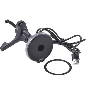 Preview: Magnetische 15W MagSafe Smartphone Halterung fürs Auto: Lüftungsgitter, Schnellles Laden–Komfortable & zuverlässige Kfz-Ladestation, optimaler Halt