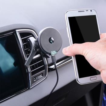 Preview: Magnetische 15W MagSafe Smartphone Halterung fürs Auto: Lüftungsgitter, Schnellles Laden–Komfortable & zuverlässige Kfz-Ladestation, optimaler Halt