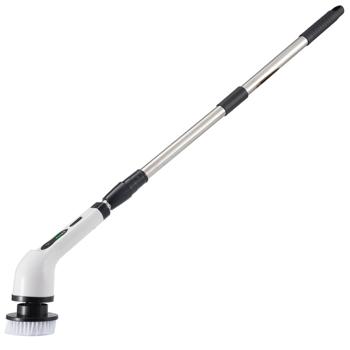 Preview: Effektive Elektrische Reinigungsbürste mit 9 Bürstenköpfen, Teleskopgriff, Akku, 7,2 Watt - Kabellos & kraftvoll – Für Bad, Küche & Aussenbereich - mühelose Sauberkeit Preview: Effektive Elektrische Reinigungsbürste mit 9 Bürstenköpfen, Teleskopgriff, Akku, 7,2 Watt - Kabellos & kraftvoll – Für Bad, Küche & Aussenbereich - mühelose Sauberkeit