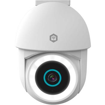 Caméra de surveillance PTZ SmartLife Extérieur - 3MP Full HD, IP65, Vision Nocturne Couleur, Détection Mouvement, Sirène - WiFi, Google Home, Alexa