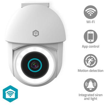 Preview: Caméra de surveillance PTZ SmartLife Extérieur - 3MP Full HD, IP65, Vision Nocturne Couleur, Détection Mouvement, Sirène - WiFi, Google Home, Alexa