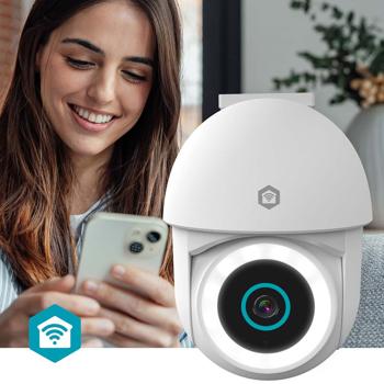 Preview: Caméra de surveillance PTZ SmartLife Extérieur - 3MP Full HD, IP65, Vision Nocturne Couleur, Détection Mouvement, Sirène - WiFi, Google Home, Alexa