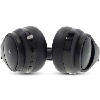 Preview: Bluetooth over-ear headphones, foldable, hybrid noise canceling with ENC and ANC and microphone, hands-free function, 28 hours playtime, wireless