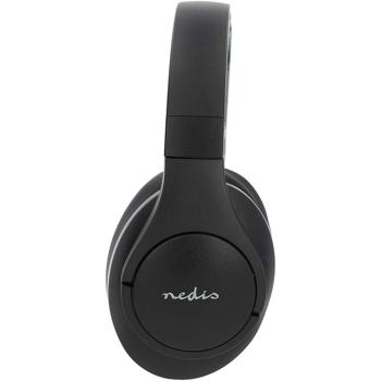 Preview: Bluetooth over-ear headphones, foldable, hybrid noise canceling with ENC and ANC and microphone, hands-free function, 28 hours playtime, wireless