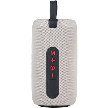 Preview: Haut-parleur Bluetooth portable 16W - Effet lumineux LED - Son puissant - Technologie Bluetooth 5.4 - Radio FM - Blanc noble - Batterie 2.5h