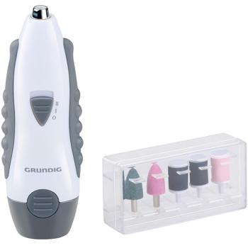 Preview: Lime à Ongles Électrique pour Manucure et Pédicure - Soin Professionnel Mains et Pieds - 5 Embouts - 2 Vitesses - Ergonomique - Piles AA