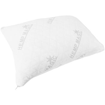 Preview: Pillow with hemp cover made of memory foam, with removable cover, OEKO-TEX Standard 100, suitable for allergy sufferers, breathable