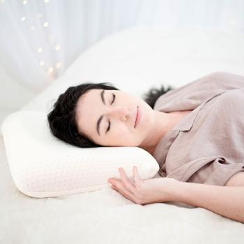 Preview: Oreiller Mousse à Mémoire de Forme Premium - Ergonomique Respirant Taie Amovible Lavable - 40x30x9.5cm Soulage Nuque & Épaules