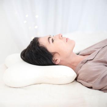 Preview: Butterfly pillow made of memory foam, with removable cover, OEKO-TEX Standard 100, Breathable, Ergonomic side sleeper pillow