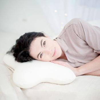 Preview: Butterfly pillow made of memory foam, with removable cover, OEKO-TEX Standard 100, Breathable, Ergonomic side sleeper pillow