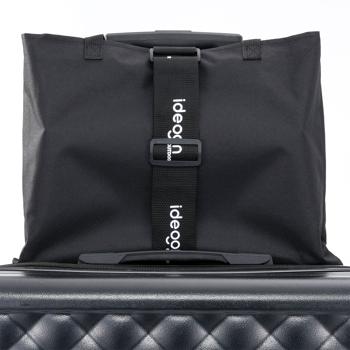 Preview: 2 sangles de fixation élastiques pour bagages – idéales pour bagages à main, sacs à dos et valises – fixation sécurisée par anneaux