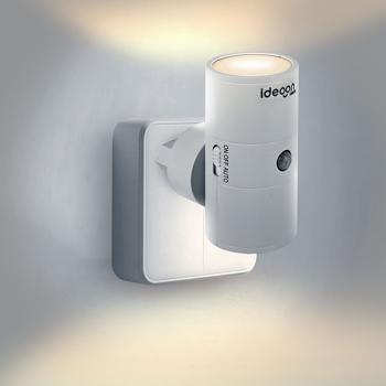 Steckdosen-Nachtlicht dimmbar mit PIR- & Dämmerungssensor – Intelligente Steckdosenlampe mit Bewegungsmelder, 10 LEDs für Flur & Schlafzimmer