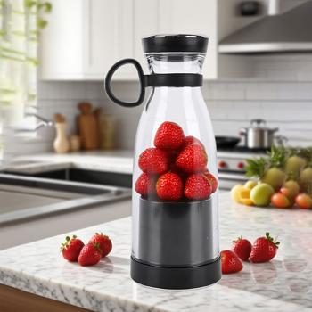 Preview: Mobiler Smoothie Maker 300ml, Akku: Elektrisch, trendig, kompakt & leistungsstark – Ihr portabler Vitamin-Kick Mixer für unterwegs & Fitness