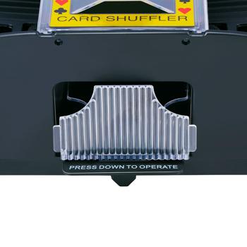 Preview: Mélangeur de cartes électrique - mélange rapide aléatoire - idéal poker rami canasta uno - alimenté par piles 4x AA - noir - pour soirées jeux et voyages Preview: Mélangeur de cartes électrique - mélange rapide aléatoire - idéal poker rami canasta uno - alimenté par piles 4x AA - noir - pour soirées jeux et voyages