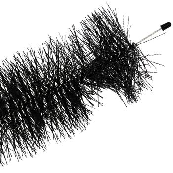 Preview: Witterungsbeständige Dachrinnenbürste, 4 m, Ø 12 cm: Effektiver Laubschutz & Schutz vor Verstopfung, langlebig, für Haus & Garten