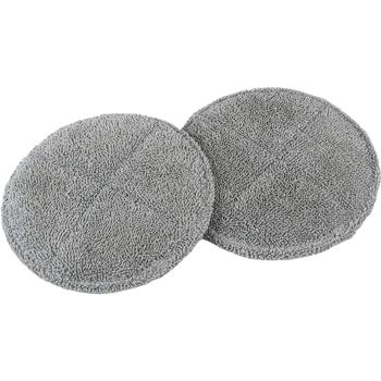 Preview: 4er-Set Wischpads: Ersatz-Pads für Akku-Poliermaschine CH9996 - Für streifenfreie Ergebnisse, hochwertig für Parkett, Fliesen, Laminat
