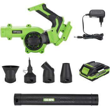 Preview: 20V cordless leaf blower: The handheld powerhouse for effortless gardening and quick cleaning - perfect for home, garden and terrace