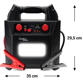 Preview: 5-in-1 car jump starter with power bank for 12/24V, 12V, 230V, USB, 40Ah, 2000A