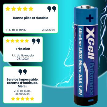 Preview: Lot de 20 piles AAA/AA (Micro/Mignon), LR03, LR06, alcalines, 1,5 V