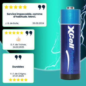 Preview: Lot de 20 piles AAA/AA (Micro/Mignon), LR03, LR06, alcalines, 1,5 V