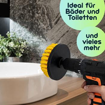 Preview: 4er Reinigungsbürsten-Set für Akkuschrauber & Bohrmaschine