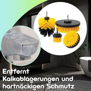 Preview: 4er Reinigungsbürsten-Set für Akkuschrauber & Bohrmaschine