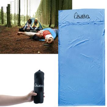Ultralight hut sleeping bag made from breathable microfiber