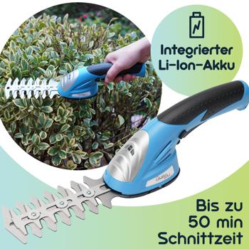 Preview: Gras- und Strauchschere, Li-Ion-Akku, 3,6 V, 1100 U/m