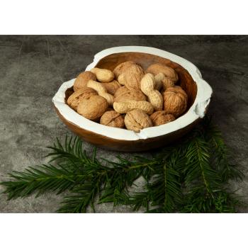 Preview: Extravagant round teak bowls set of 3, various sizes