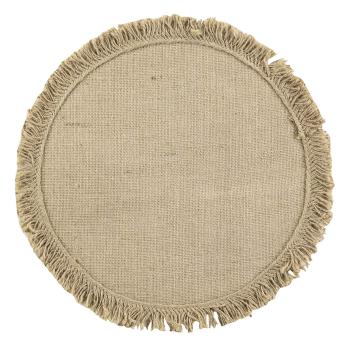 Preview: 2er-Set Runde Jute-Tischmatten mit Fransen-Design - Schutz vor Kratzern & Flecken auf Ess- & Couchtisch - Ø 38 cm - Robust & Langlebig - Beige/Braun Preview: 2er-Set Runde Jute-Tischmatten mit Fransen-Design - Schutz vor Kratzern & Flecken auf Ess- & Couchtisch - Ø 38 cm - Robust & Langlebig - Beige/Braun